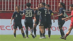 Nhấn chìm đối thủ trong trận ‘thủy chiến’, U19 nữ Thái Lan lần thứ ba vào chung kết khu vực